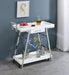 Kinney 2-tier Bar Cart with Storage Drawer image