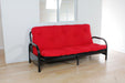 Nabila Red & Black Full Futon Mattress, 6"H image