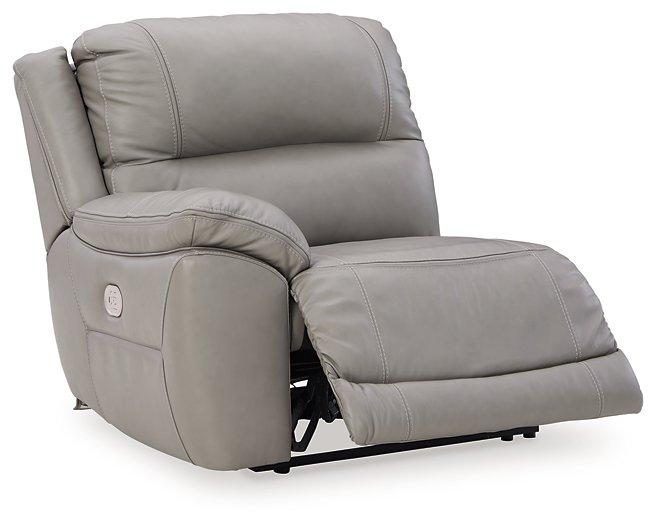 Dunleith 3-Piece Power Reclining Sectional Loveseat with Console