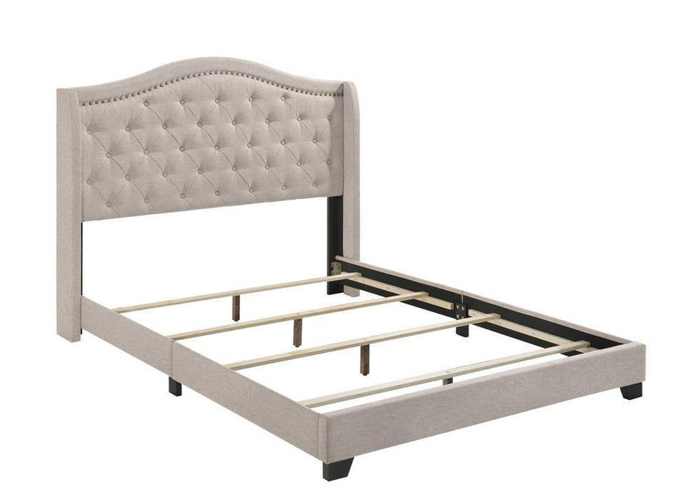 Sonoma Camel Back Full Bed Beige