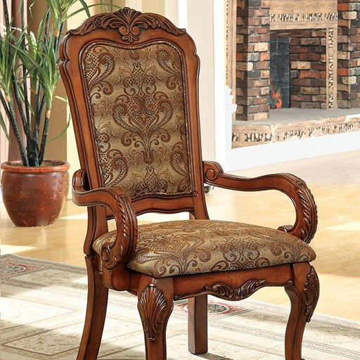 Medieve Antique Oak Arm Chair (2/CTN) image