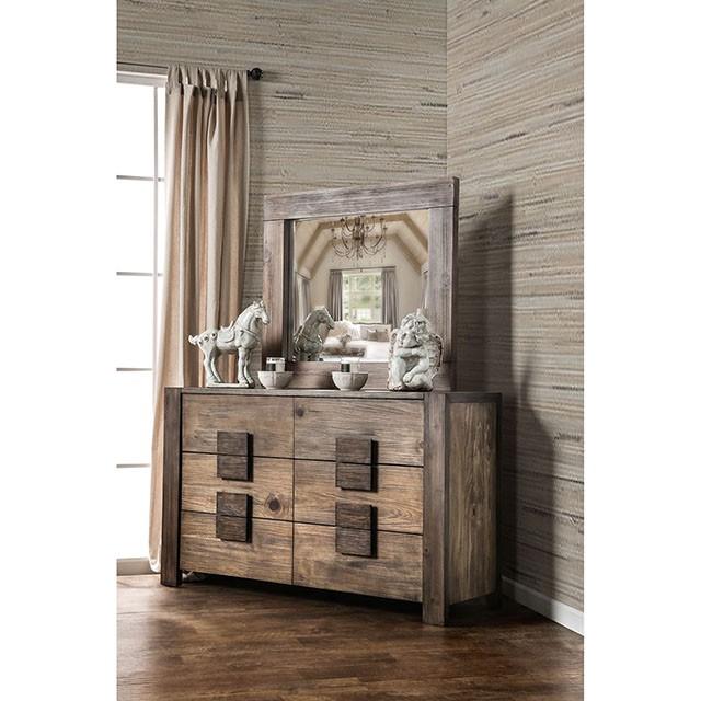 AVEIRO Rustic Natural Tone Mirror