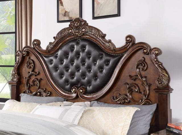 ESPARANZA E.King Bed, Brown Cherry