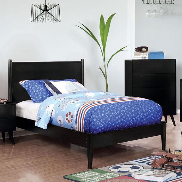 LENNART II Black Twin Bed