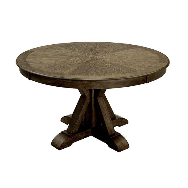 Julia Light Oak Round Dining Table