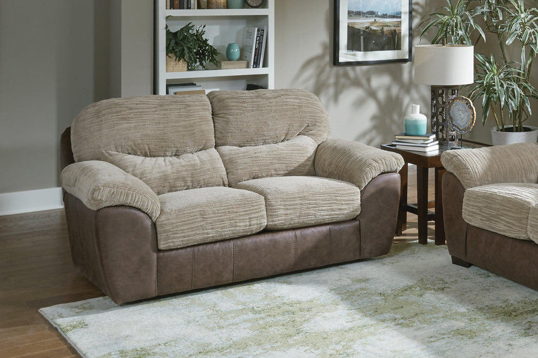 Jackson McMahon Gliding Loveseat in Bark/Jute 5455-57 image