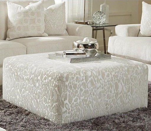 Jackson Furniture Lamar Cocktail Ottoman in Cream image