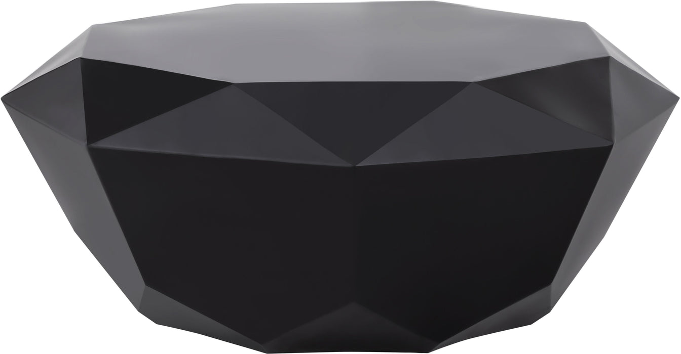 Gemma Matte Black Coffee Table