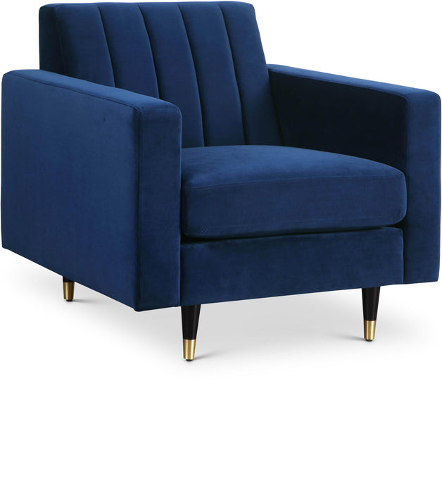 Lola Navy Velvet Chair image