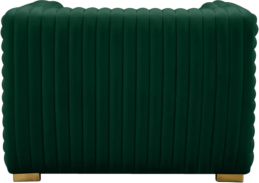 Ravish Green Velvet Chair