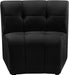 Limitless Black Velvet Modular Chair image