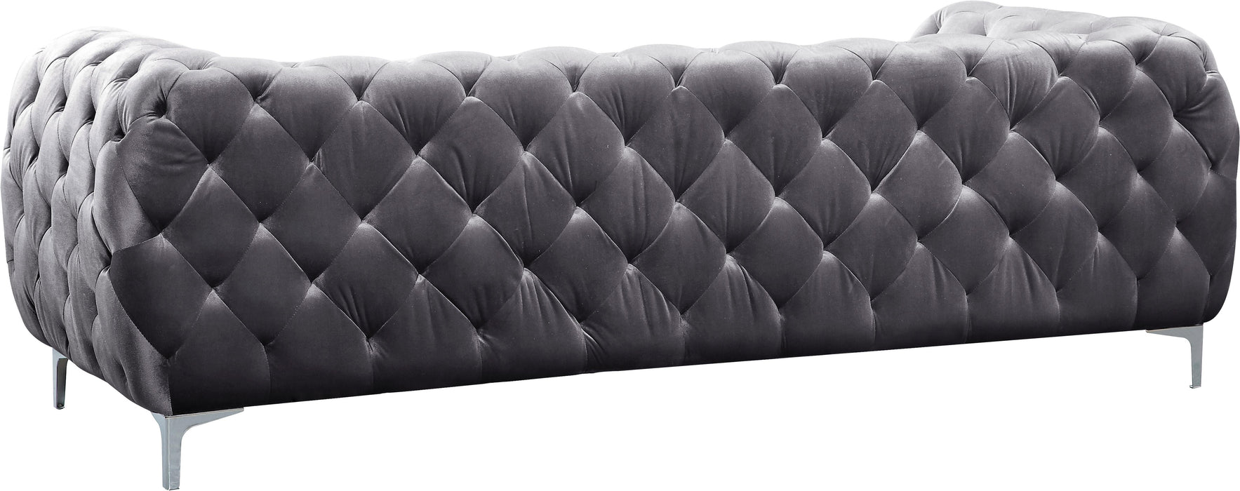 Mercer Grey Velvet Sofa