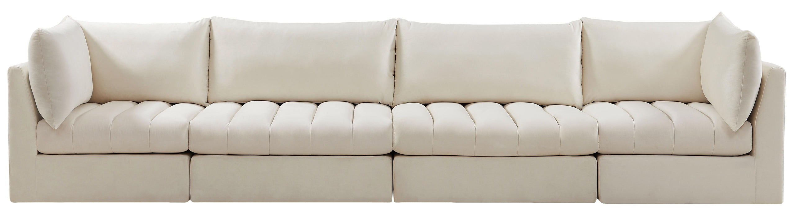 Jacob Cream Velvet Modular Sofa