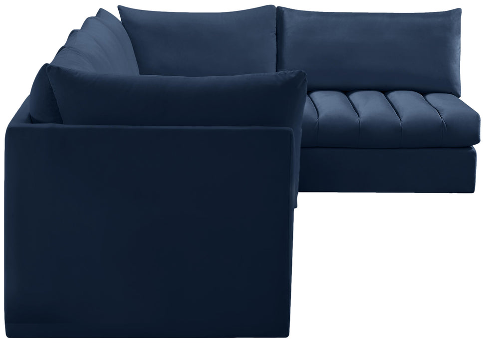 Jacob Navy Velvet Modular Sectional