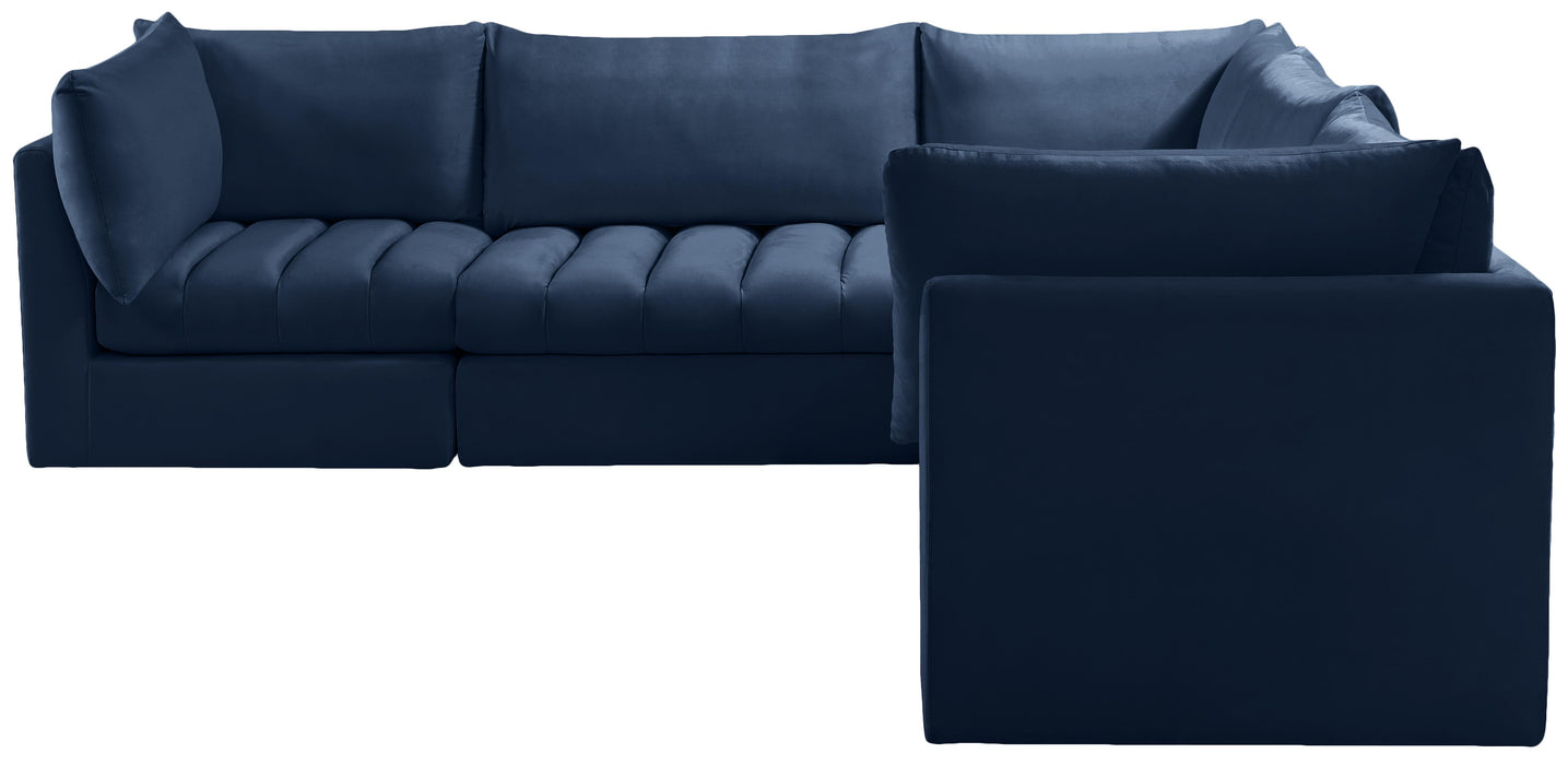 Jacob Navy Velvet Modular Sectional