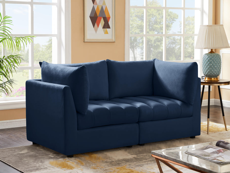 Jacob Navy Velvet Modular Sofa