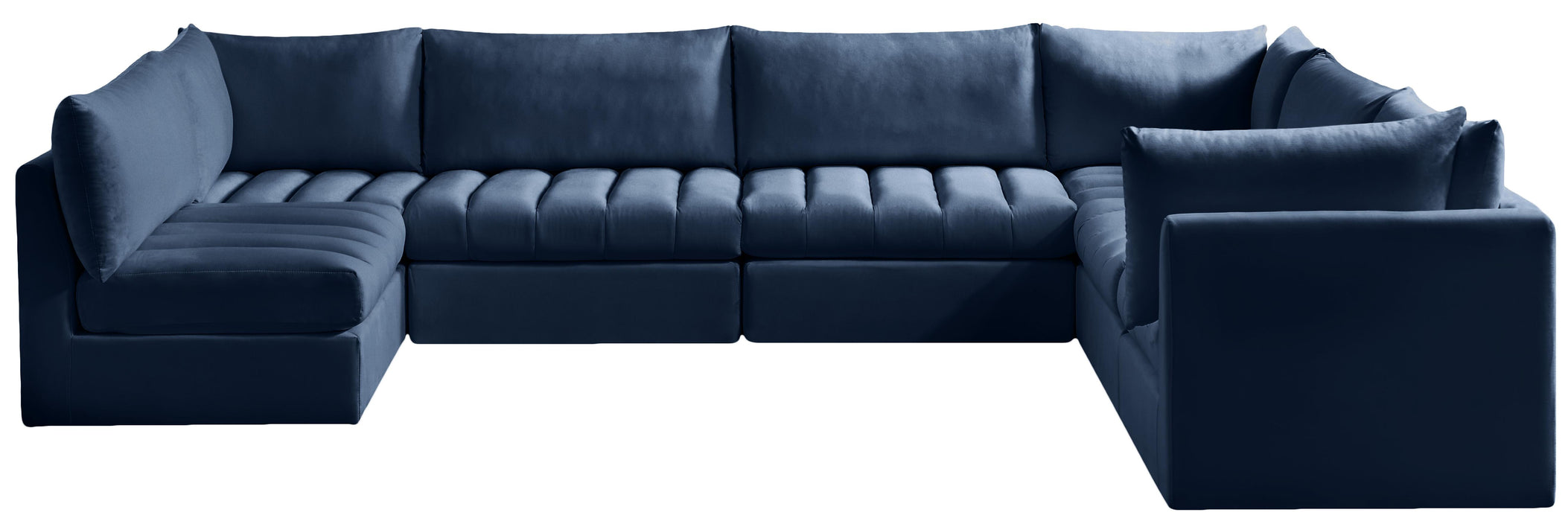 Jacob Navy Velvet Modular Sectional