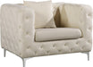 Scarlett Cream Velvet Chair image