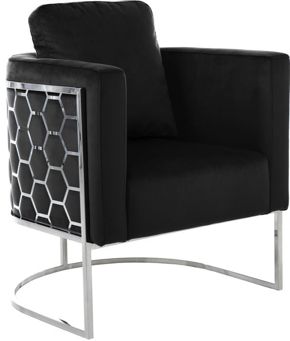 Casa Black Velvet Chair image