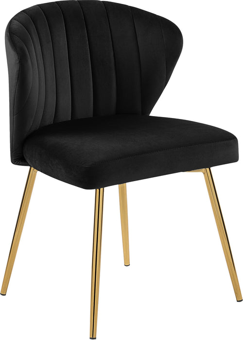 Finley Black Velvet Dining Chair