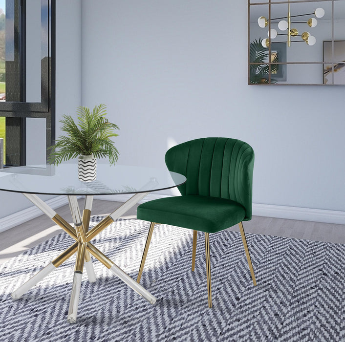 Finley Green Velvet Dining Chair