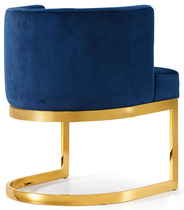 Gianna Navy Velvet Dining Chair