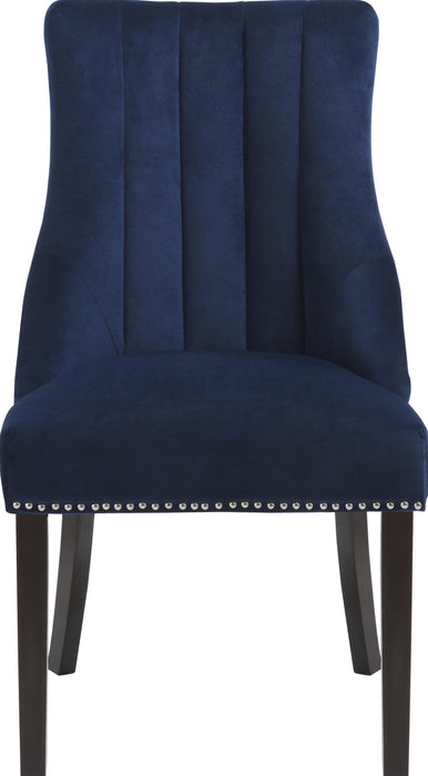 Oxford Navy Velvet Dining Chair