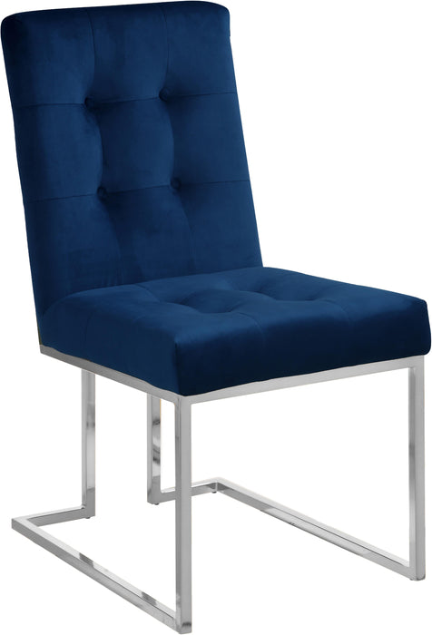 Alexis Navy Velvet Dining Chair