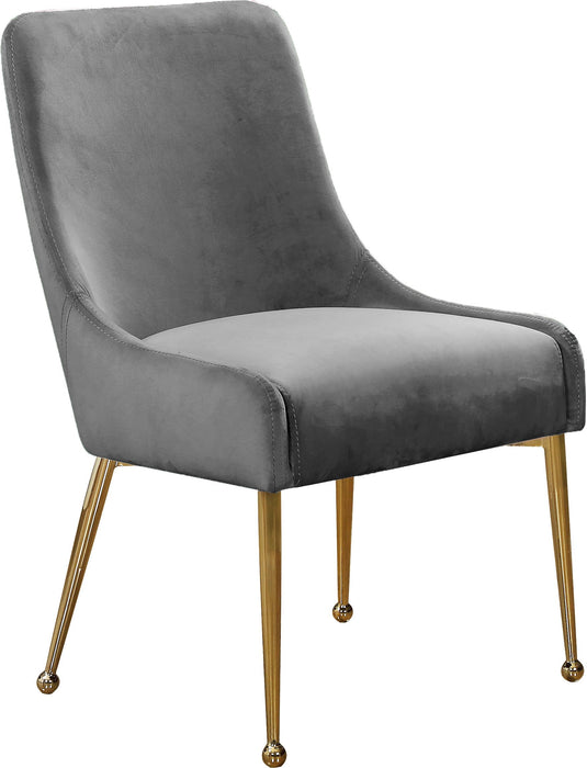 Owen Grey Velvet Dining Chair