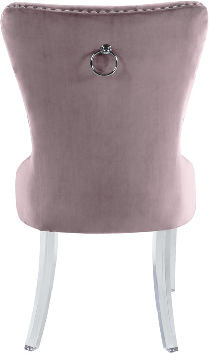 Miley Pink Velvet Dining Chair