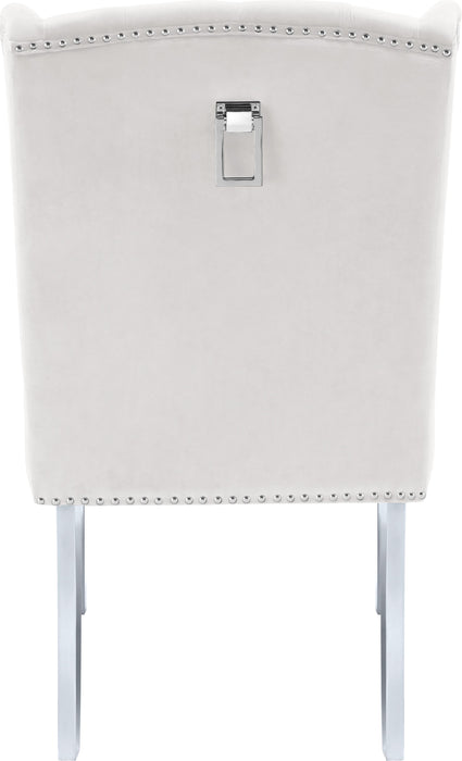 Suri Cream Velvet Dining Chair