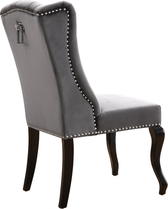 Suri Grey Velvet Dining Chair