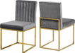 Giselle Grey Velvet Dining Chair image