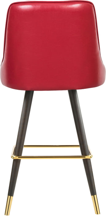 Portnoy Red Faux Leather Counter/Bar Stool