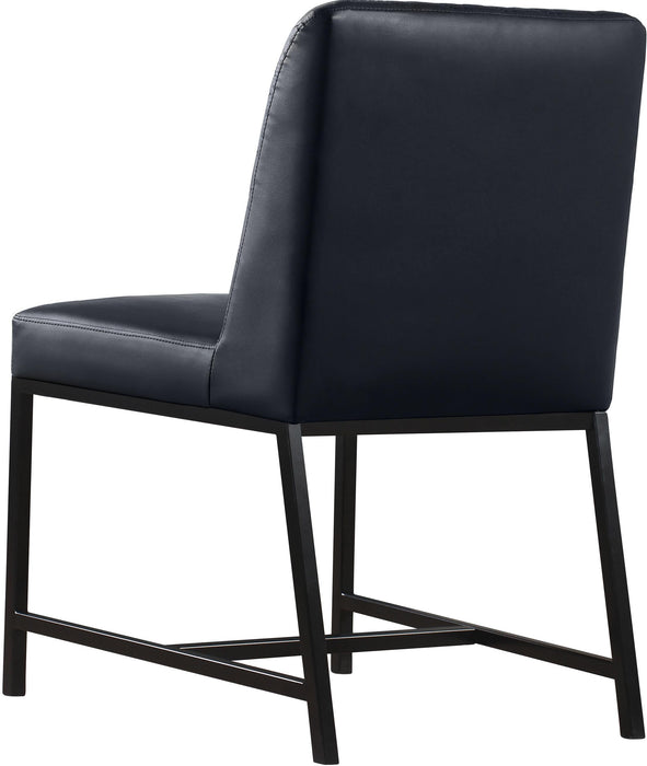 Bryce Black Faux Leather Dining Chair