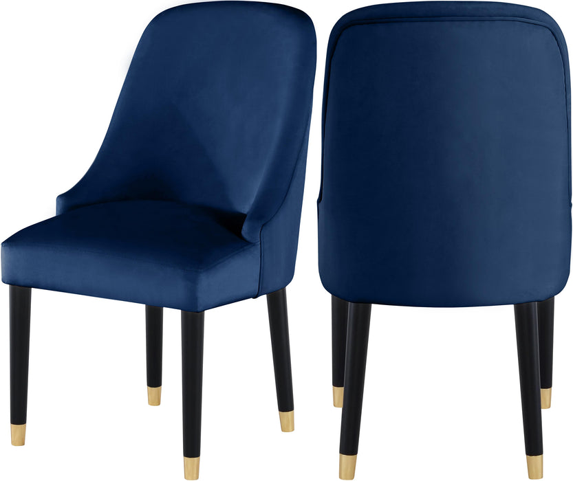 Omni Navy Velvet Dining Chair image