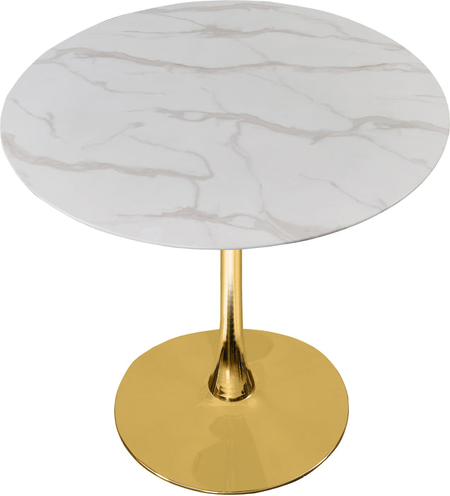 Tulip Gold Dining Table (3 Boxes)