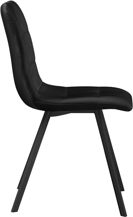 Annie Black Velvet Dining Chair