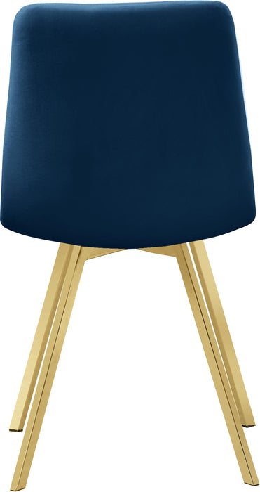 Annie Navy Velvet Dining Chair