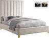 Via Cream Velvet King Bed image