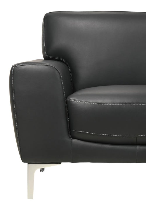 New Classic Carrara Loveseat in Black