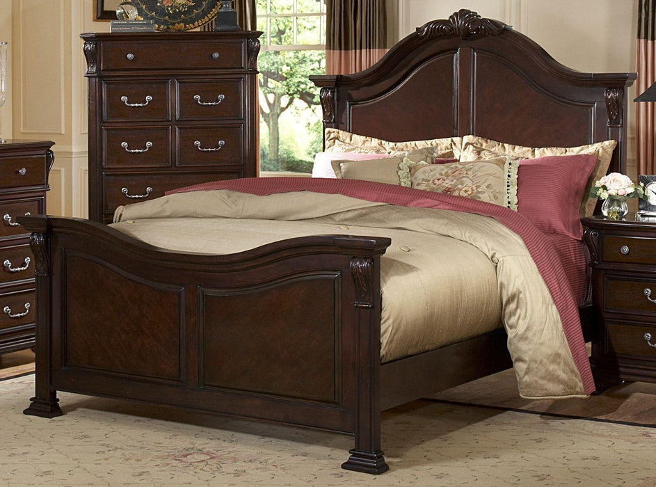 New Classic Emilie Eastern King Bed in English Tudor