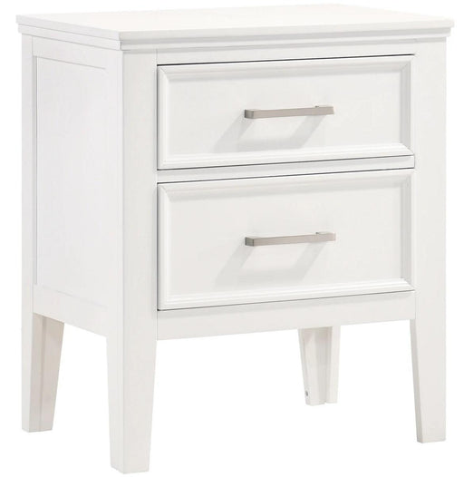 New Classic Furniture Andover 2 Drawer  Nightstand  in White image