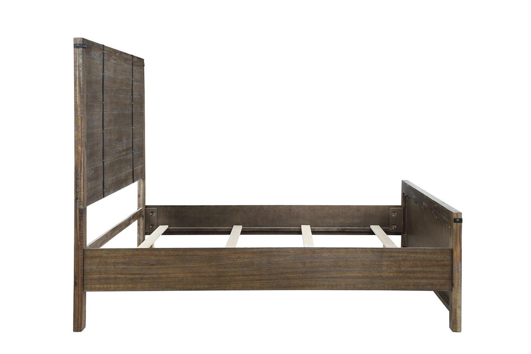 New Classic Furniture Galleon King Bed in Weathered Walnut