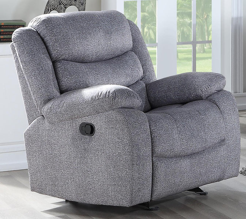 New Classic Furniture Granada Glider Recliner with Power in Gray image