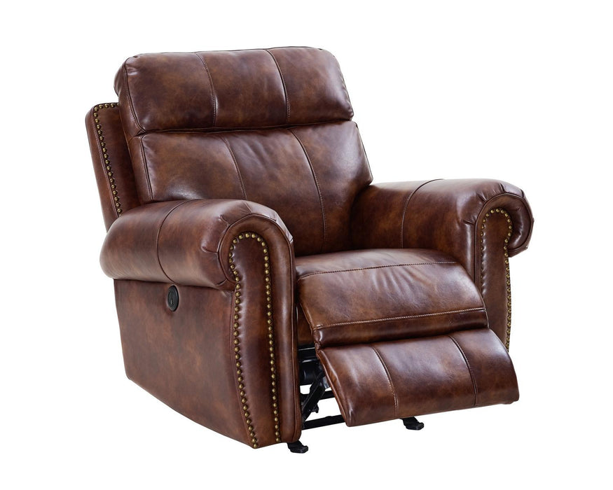 New Classic Roycroft Glider Recliner in Pecan image