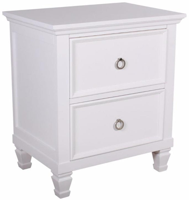 New Classic Tamarack 2-Drawer Nightstand in White