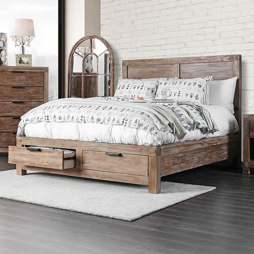 Wynton Weathered Light Oak Cal.King Bed image